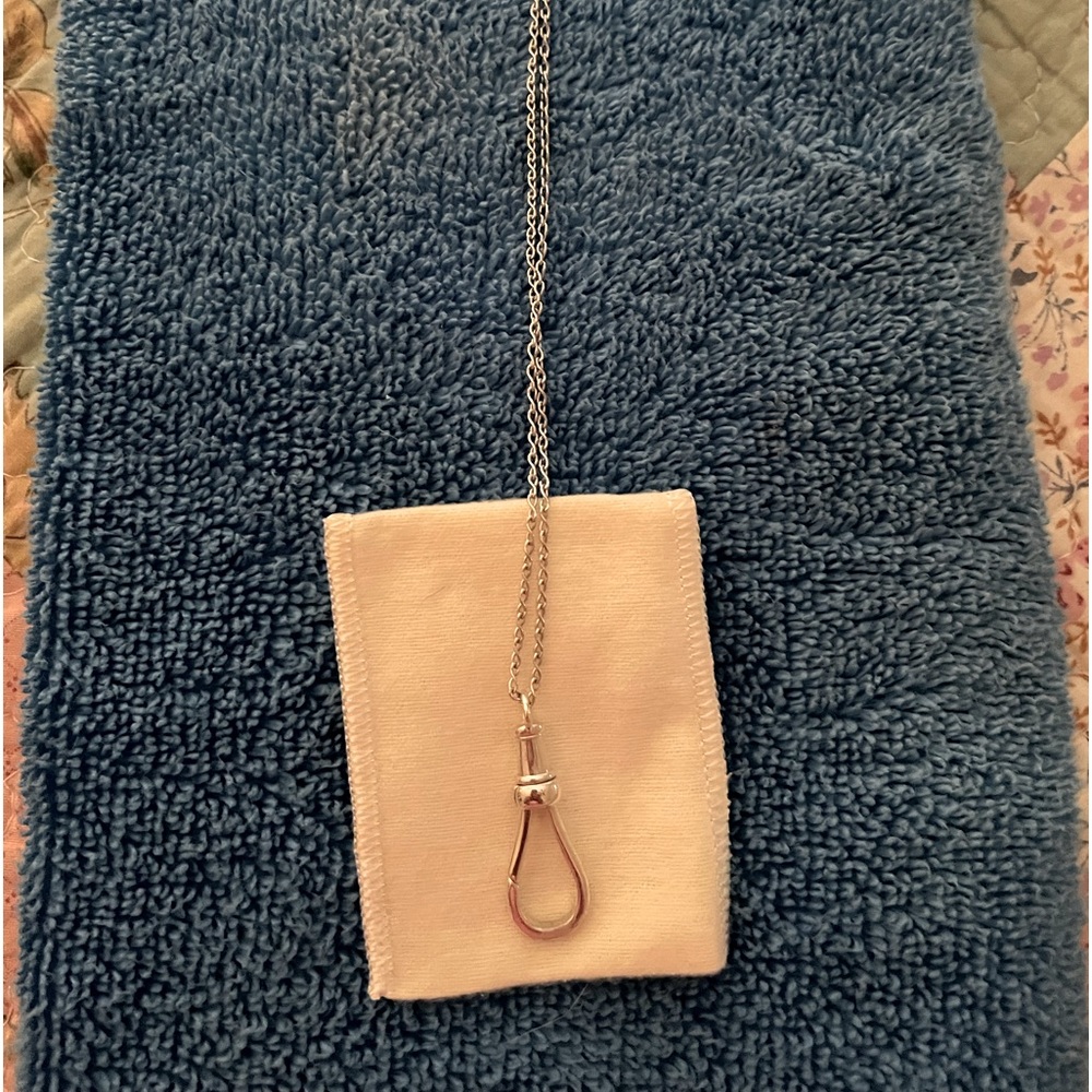 James Avery Charm Holder Necklace!  NWOT tags. Retired piece, 18 inches .